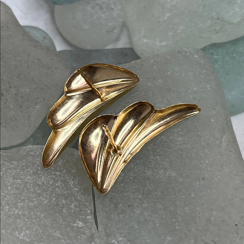 14K Gold Earrings - Picture 4 of 5